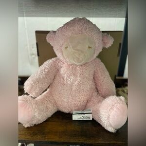 Silver One Pink Plush Lamb Plush